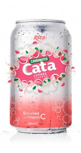 Carbonated Natural Lychee Flavor Drink
